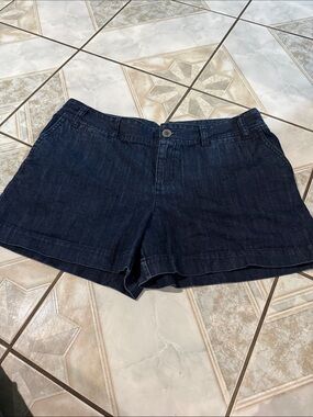 Ann Taylor loft Classic Women's Dark Blue Denim Shorts